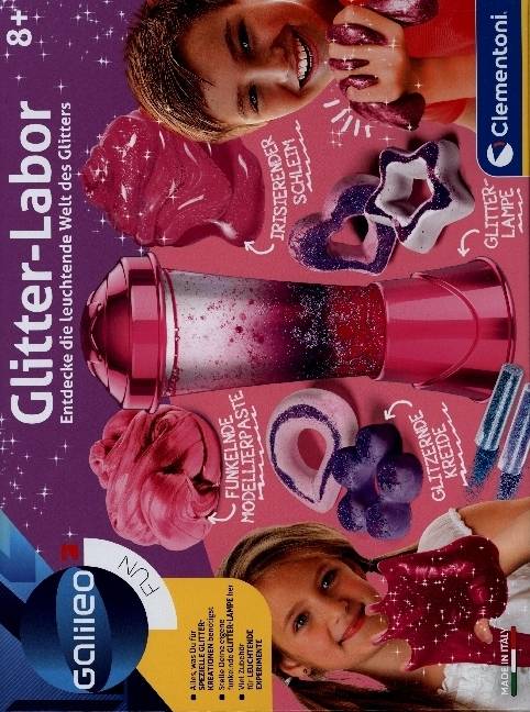 Glitter-Labor (Experimentierkasten) Entdecke die leuchtende Welt des Gitters