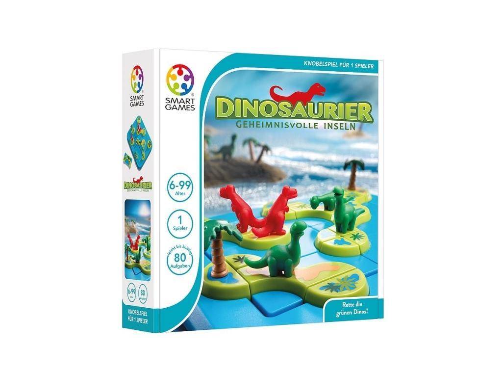 Dinosaurier - Geheimnisvolle Inseln (Spiel) Rette die grünen Dinos! Knobelspiel. 80 Aufgaben leicht bis knifflig