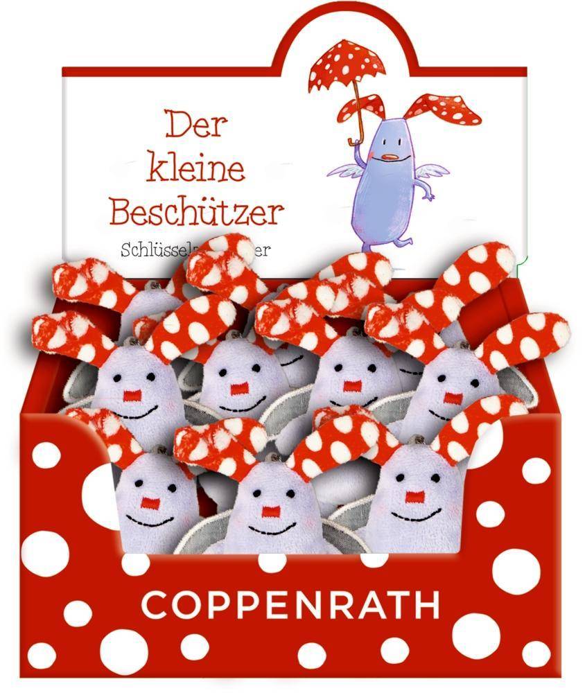 Schlüsselanhänger Der kleine Beschützer Schlüsselanhänger aus Plüsch, handwäsche, Oberfläche mit feuchtem Tuch abwaschbar, Maße: 10 x 5 cm, G