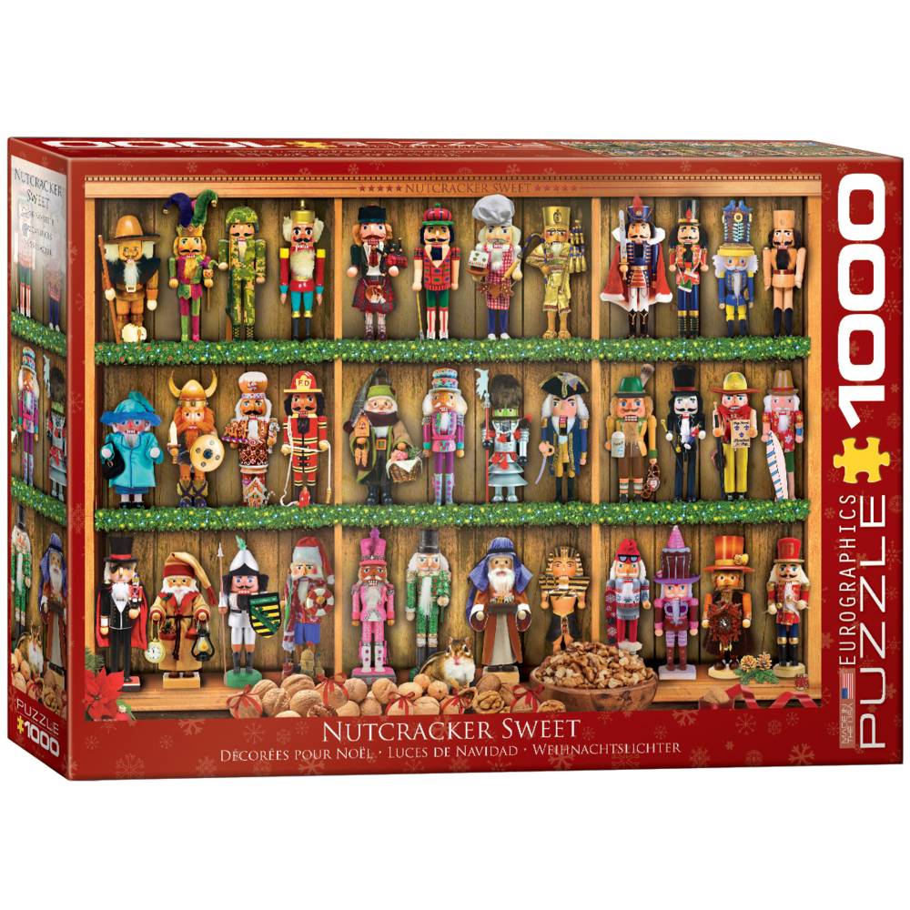 Nussknacker Weihnachten (Puzzle) Nussknacker Weihnachten, Anzahl Teile: 1000, Maße (B/H): 68 x 48 cm, Eurographics-Puzzle, Smart Cut Technology