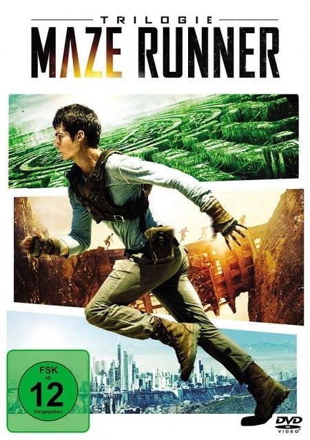 Maze Runner Trilogie Regie: Wes Ball, USA 2014-2018, FSK ab 12, DVD-Video, Dt/engl/frz u a, UT: Dt/engl/frz/türk