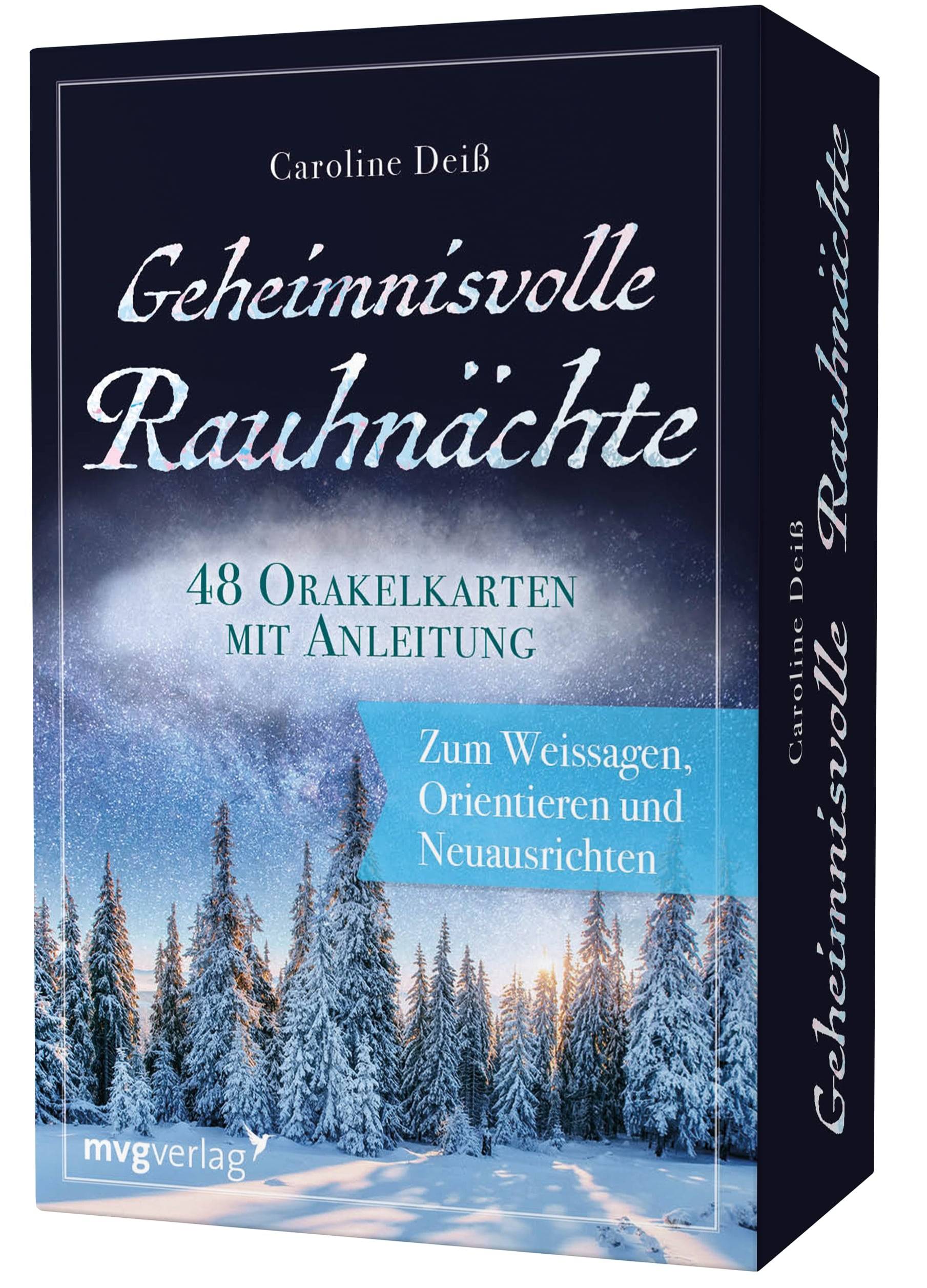 Geheimnisvolle Rauhnächte  48 Orakelkarten mit Anleitung Zum Weissagen, Orientieren und Neuausrichten