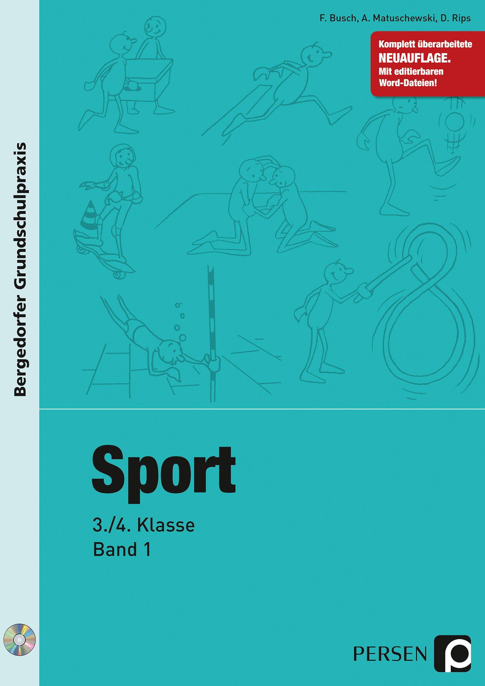 Sport - 3./4. Klasse, Band 1 Mit editierbaren Word-Dateien
