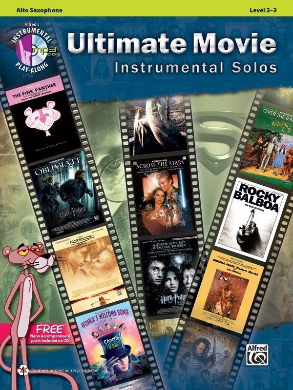 Ultimate Movie Instrumental Solos for Alto Saxophone, mit Audio-CD (incl. Online Code)