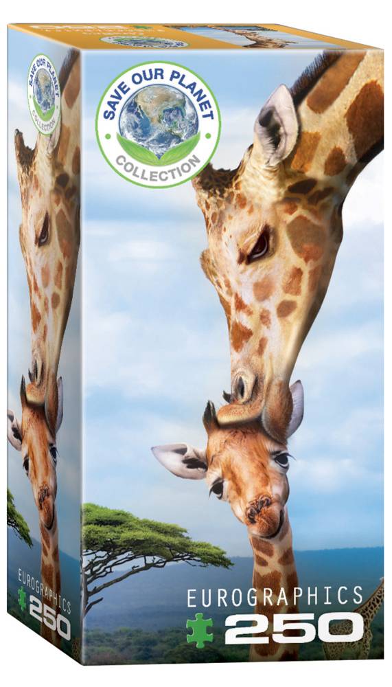 Giraffenmutterkuss (Puzzle) Giraffenmutterkuss, Anzahl Teile: 250, Eurographics-Puzzle