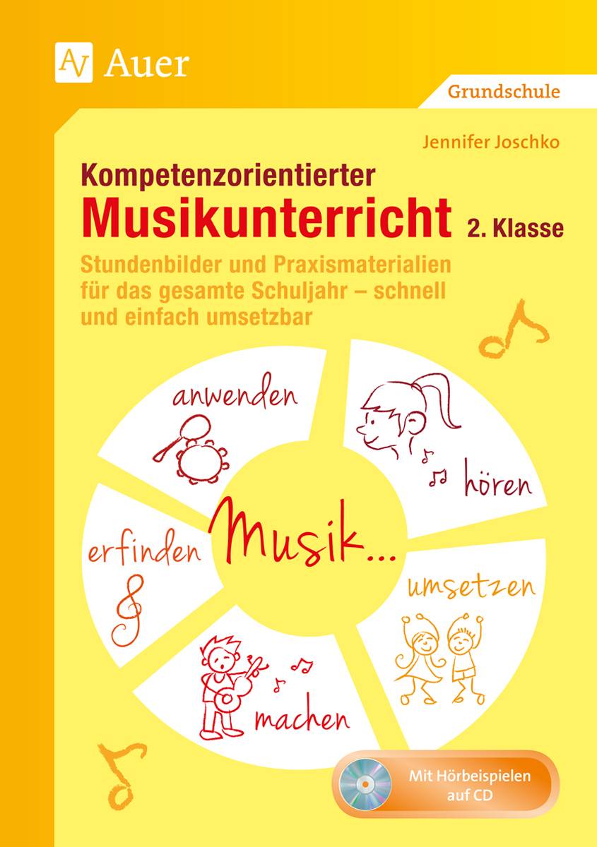 Kompetenzorientierter Musikunterricht 2. Klasse Stundenbilder und Praxismaterialien für das gesamte Schuljahr - schnell und einfach umsetzbar