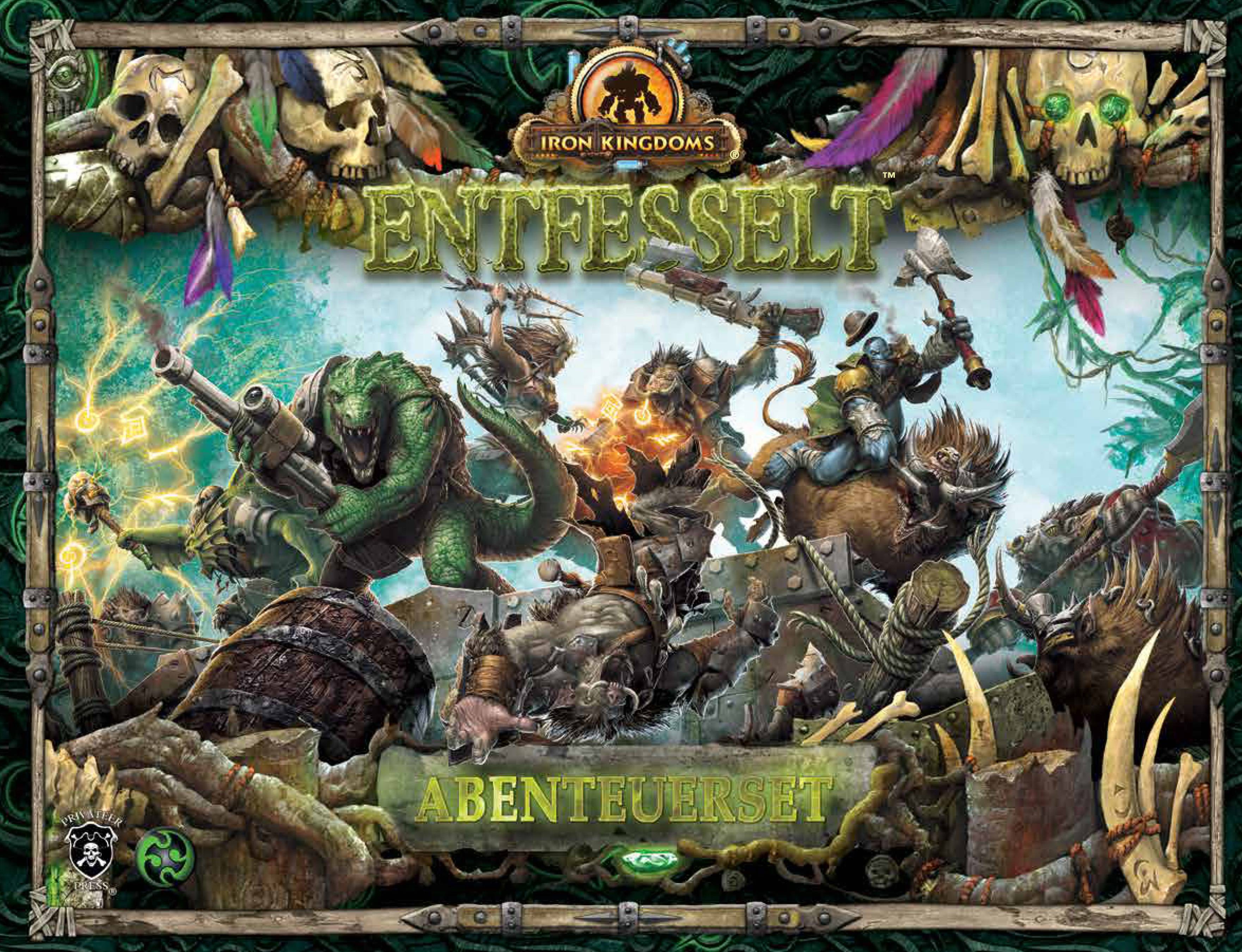 Iron Kingdoms Entfesselt-Abenteuerset Rollenspiel Einsteigerbox