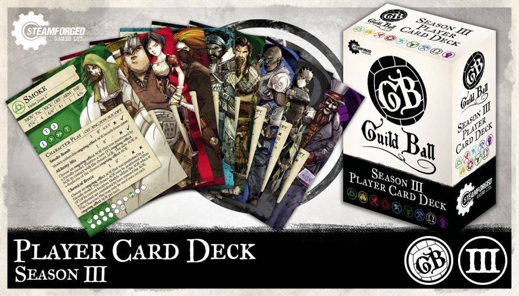 Guild Ball Saison 3 Feldspielerkartendeck Karten für Guild Ball