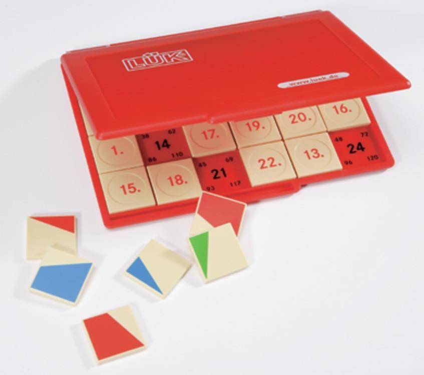 LÜK Kontrollgerät mit 24 Aufgabenplättchen (kompakt): Neuere Kompaktversion