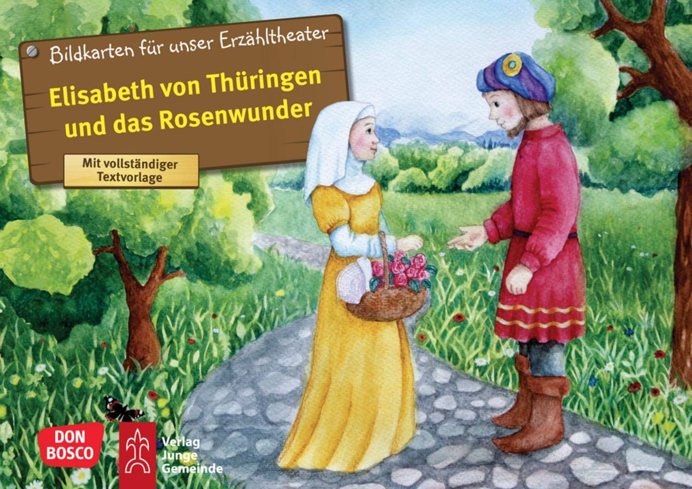 Elisabeth von Thüringen und das Rosenwunder. Kamishibai Bildkartenset. Entdecken - Erzählen - Begreifen. Vorbilder und Heilige. Für Kita, Grundschu