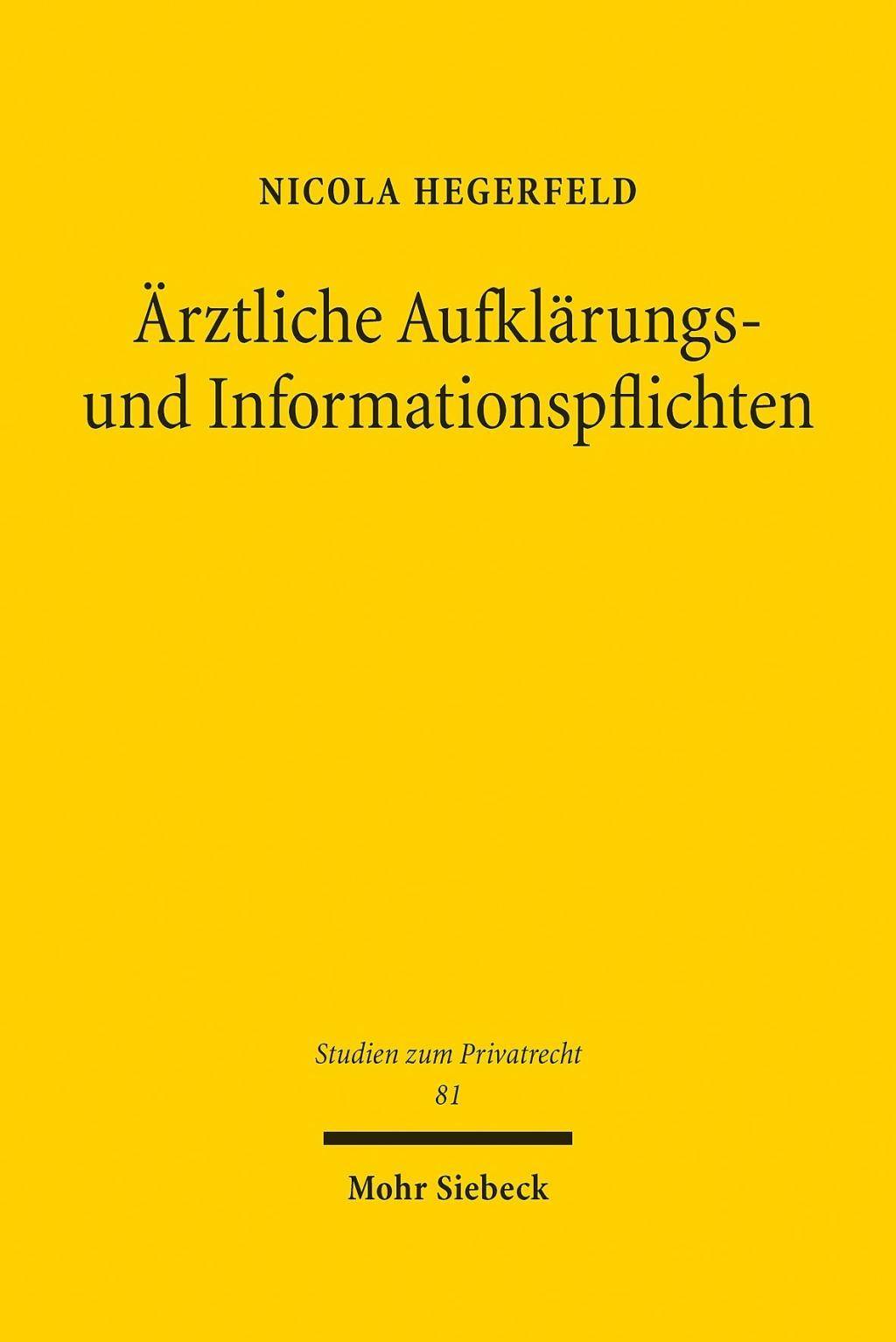 Ärztliche Aufklärungs- und Informationspflichten Eine Auseinandersetzung mit der Qualität der Kodifizierung der 630e und 630c BGB. Dissertationssch
