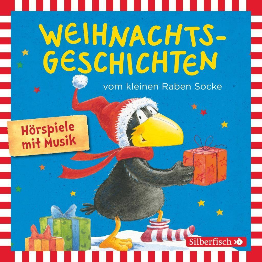 Weihnachtsgeschichten vom kleinen Raben Socke, 1 Audio-CD Sprecher: Jan Delay u a, CD, Kleiner Rabe Socke - Silberfisch