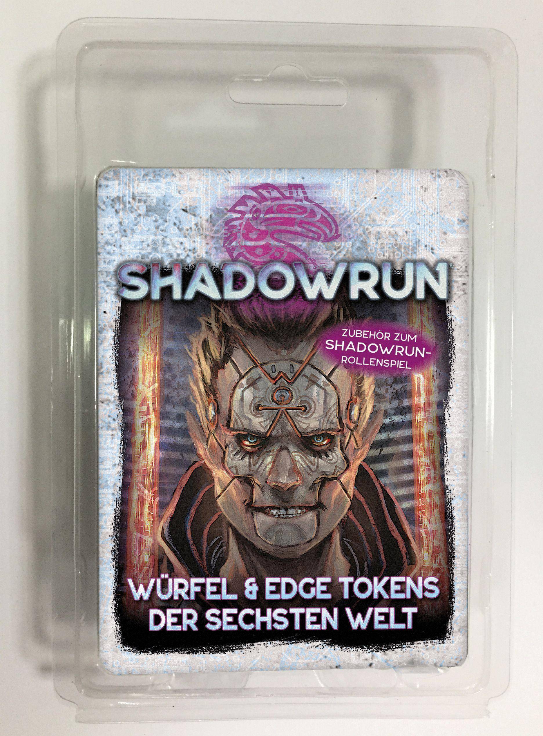 Shadowrun: Würfel & Edge Tokens der Sechsten Welt Zubehör zum Shadowrund-Rollenspiel
