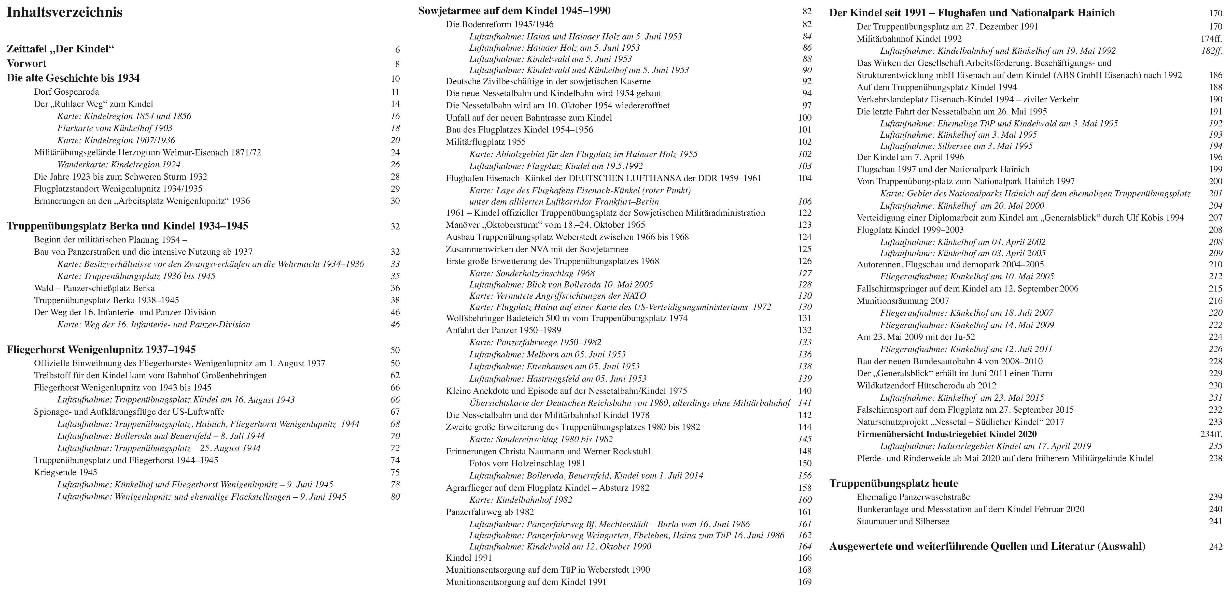 Der Kindel - Ein Geschichtsbuch Vorwerk Künkelhof, Truppenübungsplatz, Panzer-Regiment 2 in Eisenach, Fliegerhorst Wenigenlupnitz, Sowjetische Garni