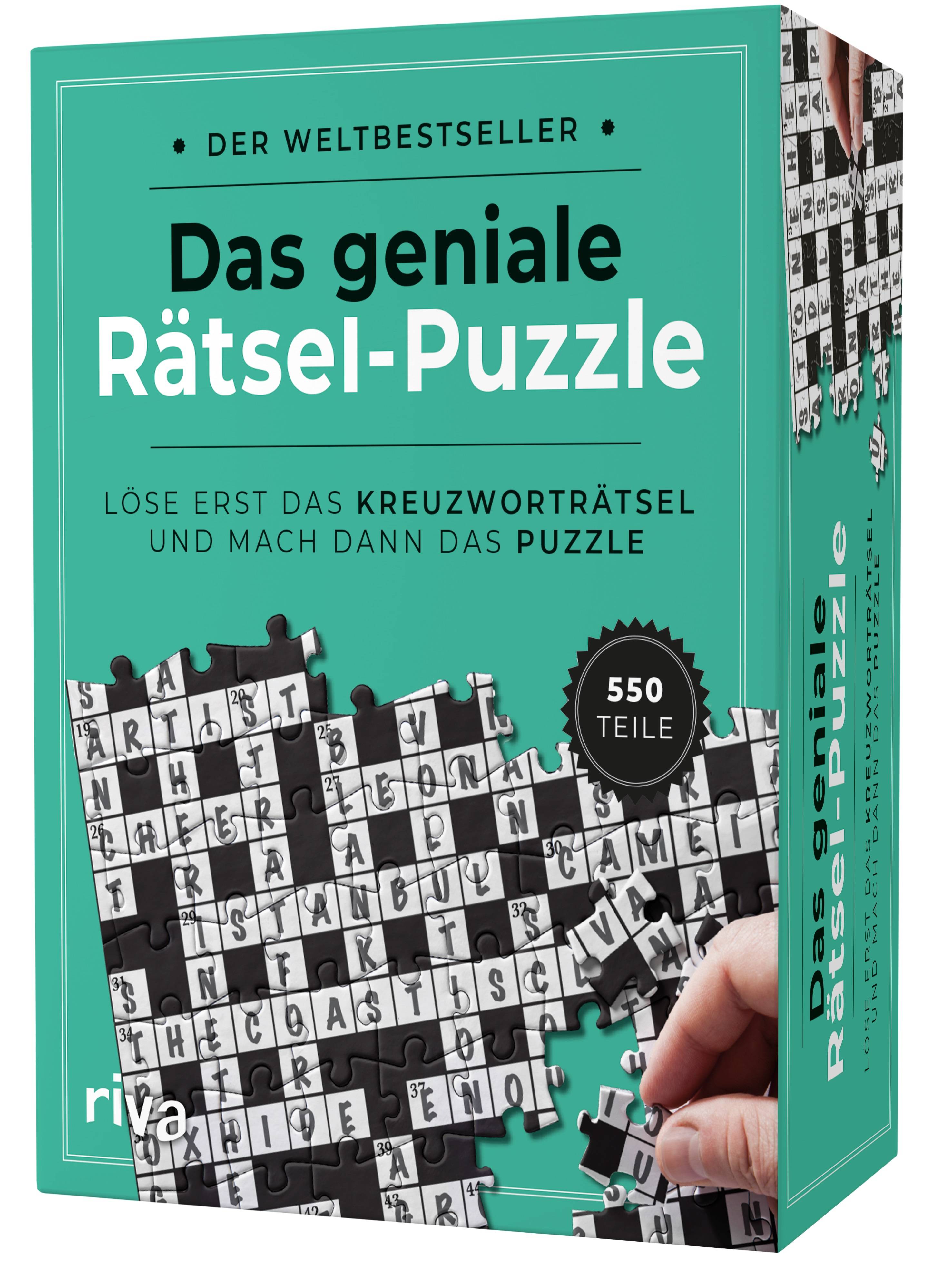 Das geniale Rätsel-Puzzle Löse erst das Kreuzworträtsel und mach dann das Puzzle