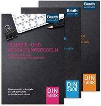 DIN 5008 - Das Praxispaket, 3 Bde. Schreib- und Gestaltungsregeln für die Text- und Informationsverarbeitung, Sonderdruck der Norm - Kommentar zur