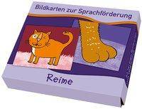 Reime 32 farbige Bildkarten mit Begleitheft, Bildkarten zur Sprachförderung