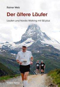 Der ältere Läufer Laufen und Nordic Walkin mit 50 plus