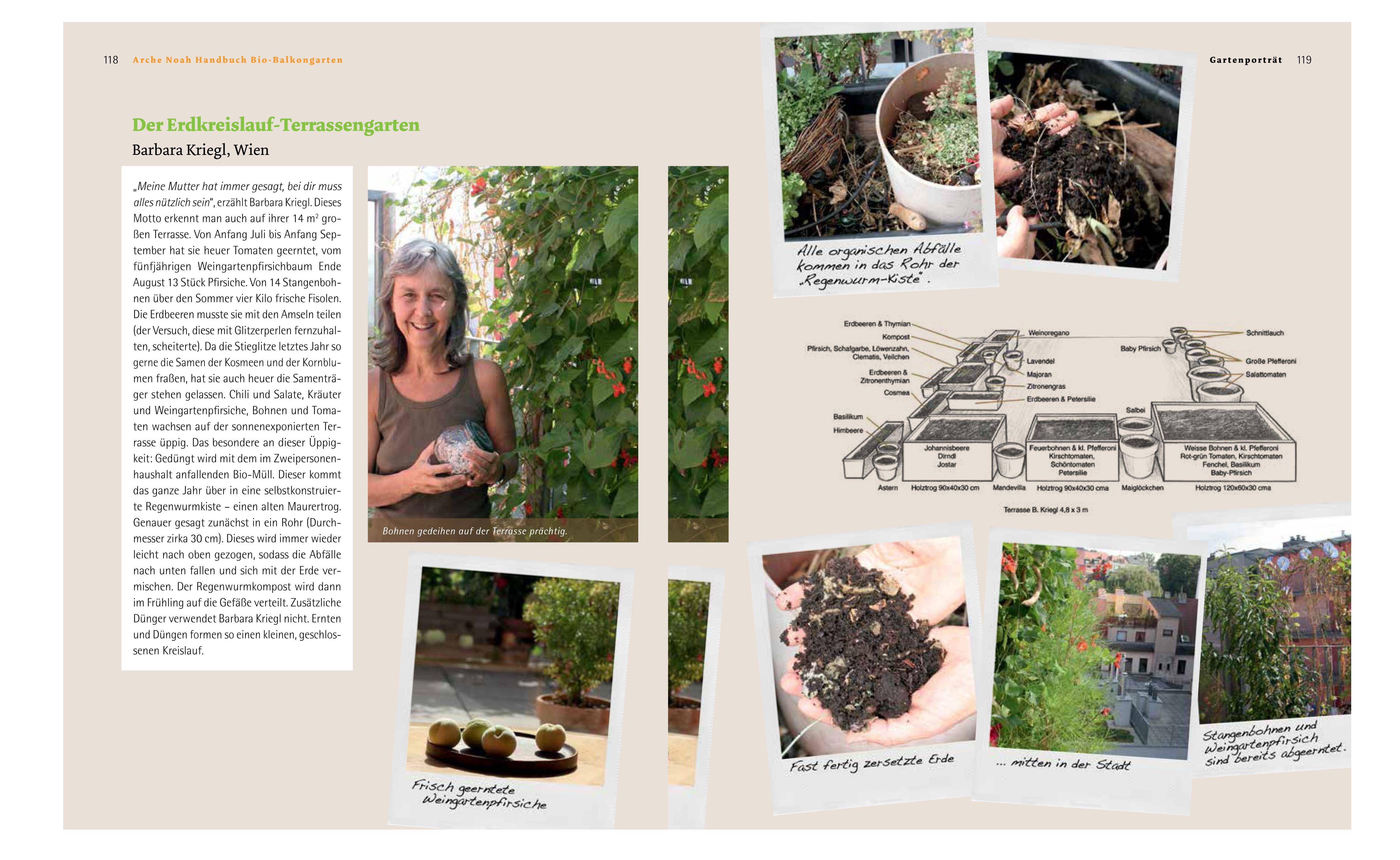 Handbuch Bio-Balkongarten Gemüse, Obst und Kräuter auf kleiner Fläche ernten