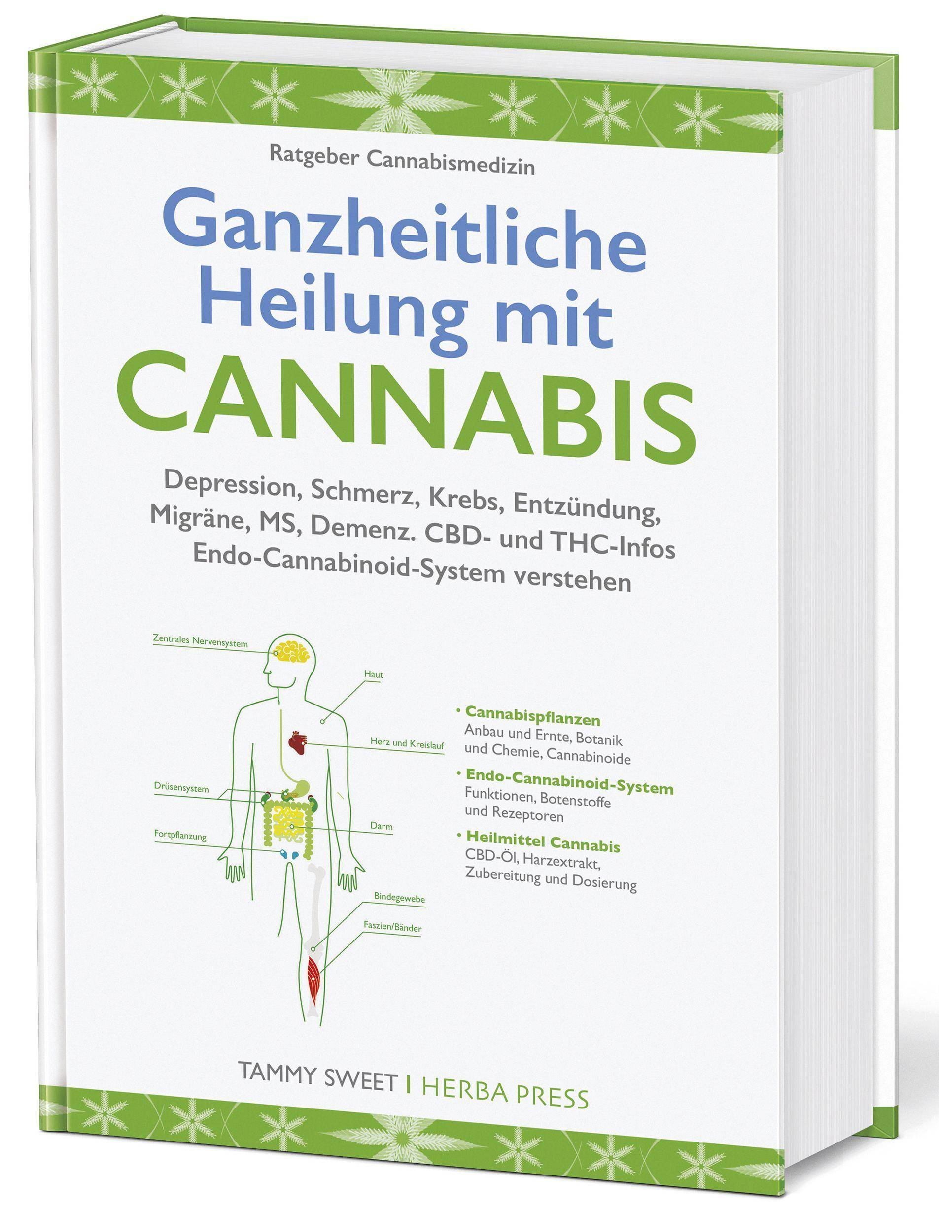 Ganzheitliche Heilung mit Cannabis Depression, Schmerz, Krebs, Entzündung, Migräne, MS, Demenz. CBD- und THC-Infos. Endo-Cannabinoid-System verstehe