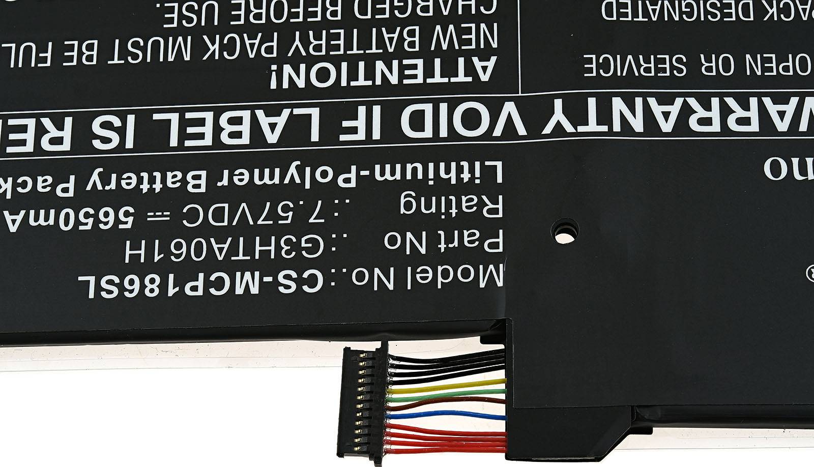 Powery Akku für Tablet Microsoft Surface Pro 7 (1866), 7,57V, Li-Polymer
