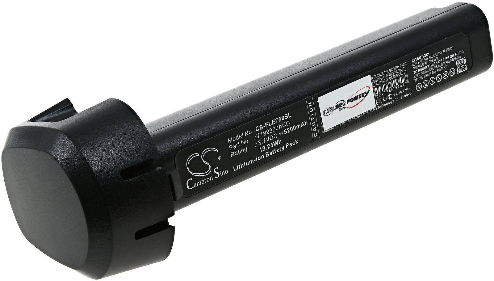 Powery Akku passend für Wärmebildkamera Flir E75, E85, E95, Typ T199330ACC, 3,7V, Li-Ion