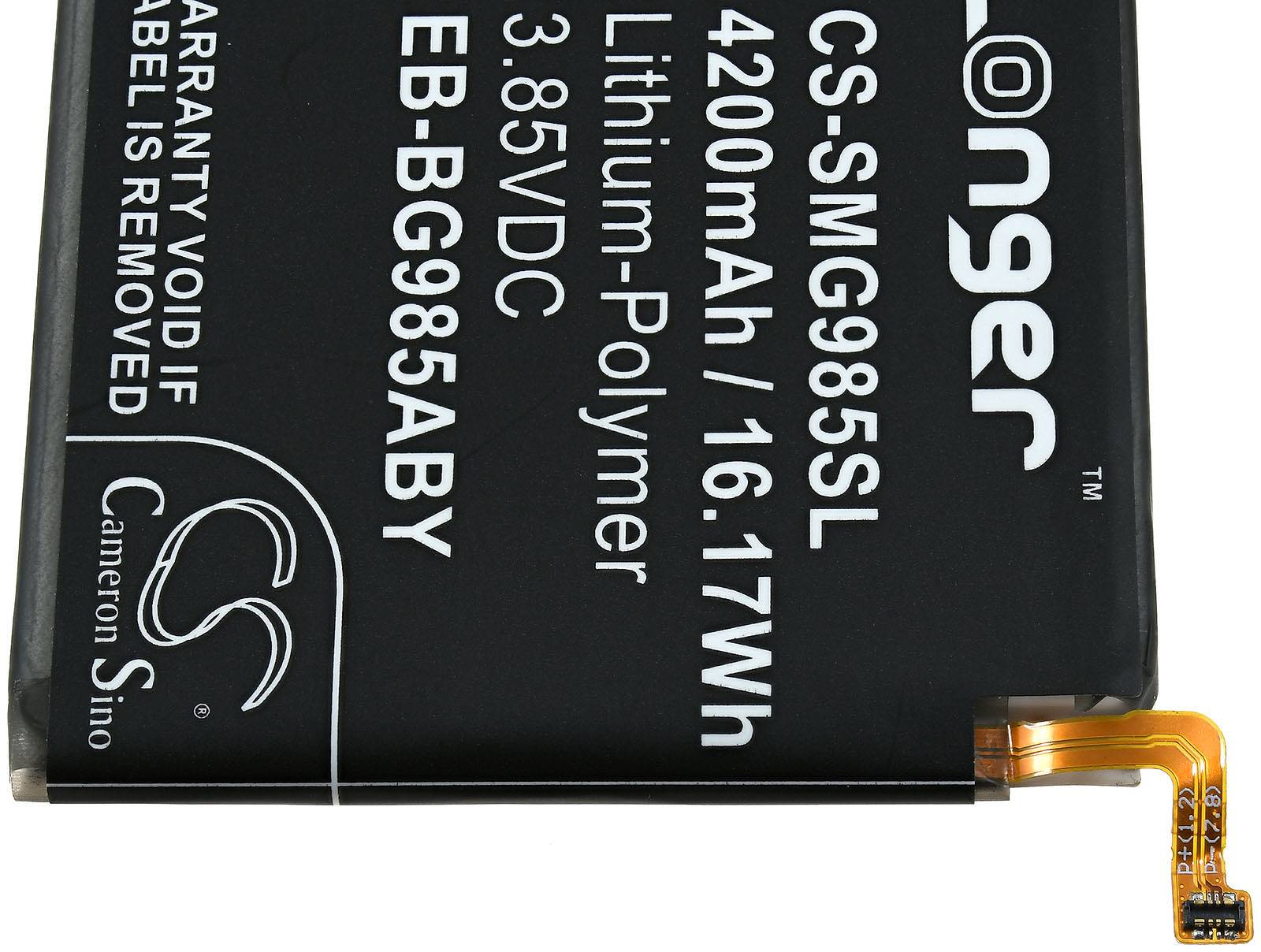 Powery Akku für Smartphone, Handy Samsung SM-G986J, 3,85V, Li-Polymer