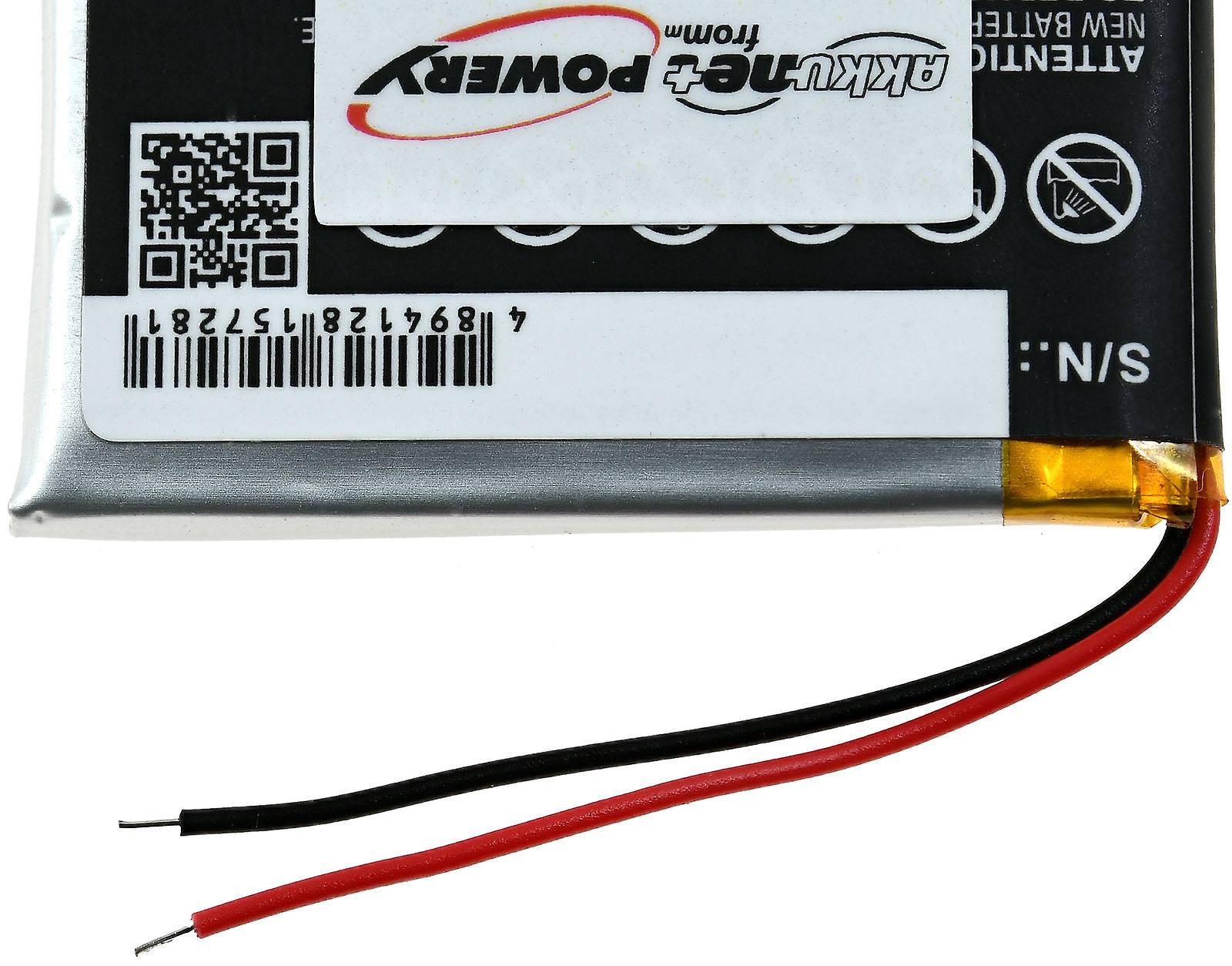 Powery Akku für kompatibel mit Garmin Typ 010-02357-00, 3,7V, Li-Polymer