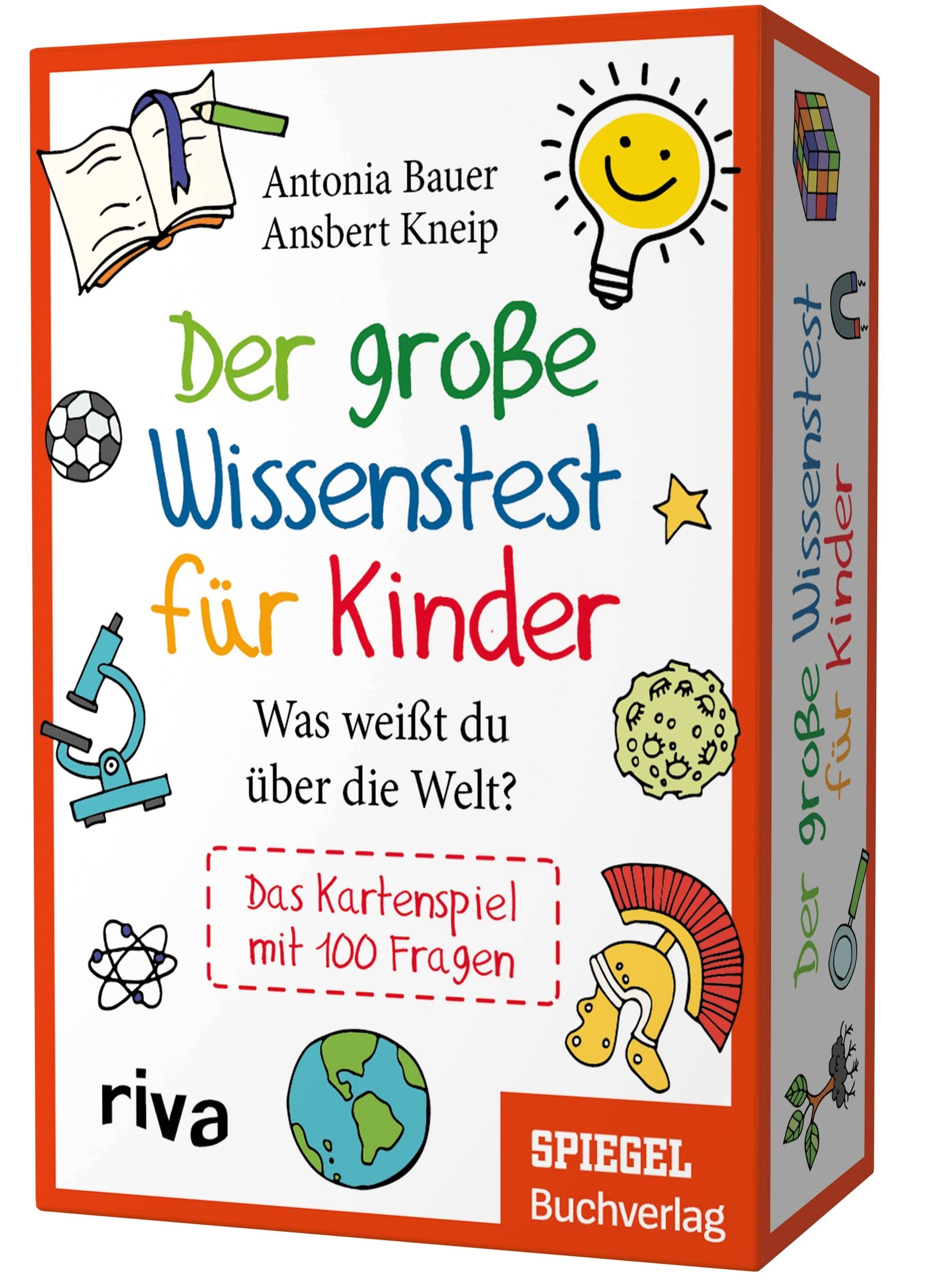 Der große Wissenstest für Kinder  Was weißt du über die Welt? Das Kartenspiel mit 100 Fragen