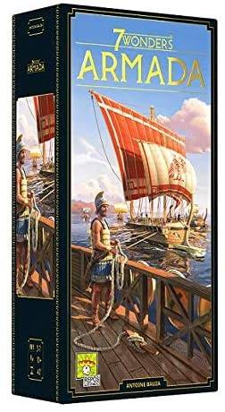 Asmodee RPOD0024 - 7 Wonders Armada, Strategiespiel, Erweiterung Spieldauer (Min.): 40, Erweiterung zum Strategiespiel für 3-7 Personen, nur spielbar