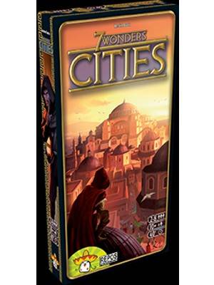 Asmodee RPOD0024 - Cities, Strategiespiel, Brettspiel Spieldauer (Min.): 40, Erweiterung zum Strategiespiel für 3-7 Personen, nur spielbar mit