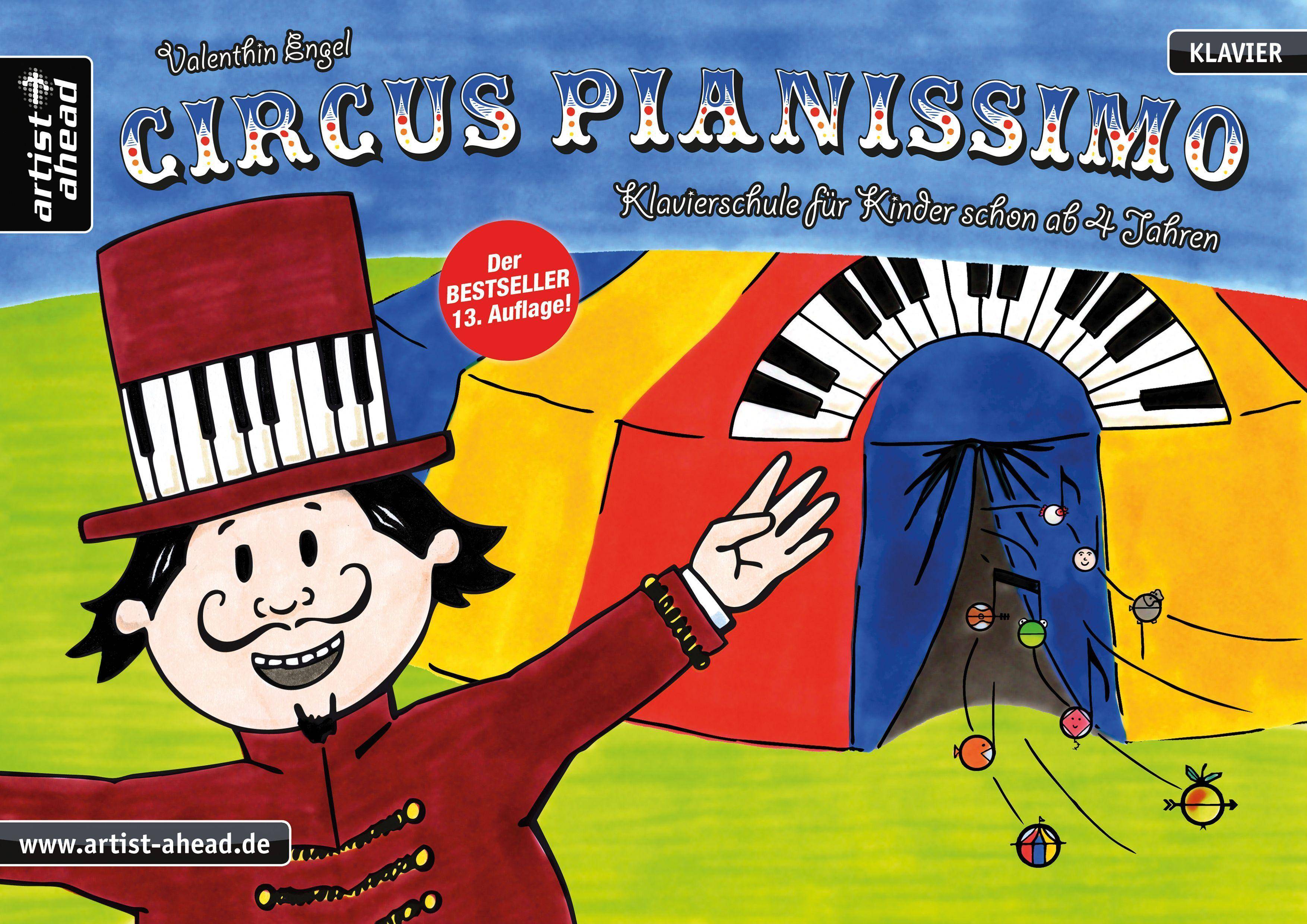 Circus Pianissimo Klavierschule für Kinder schon ab vier Jahren