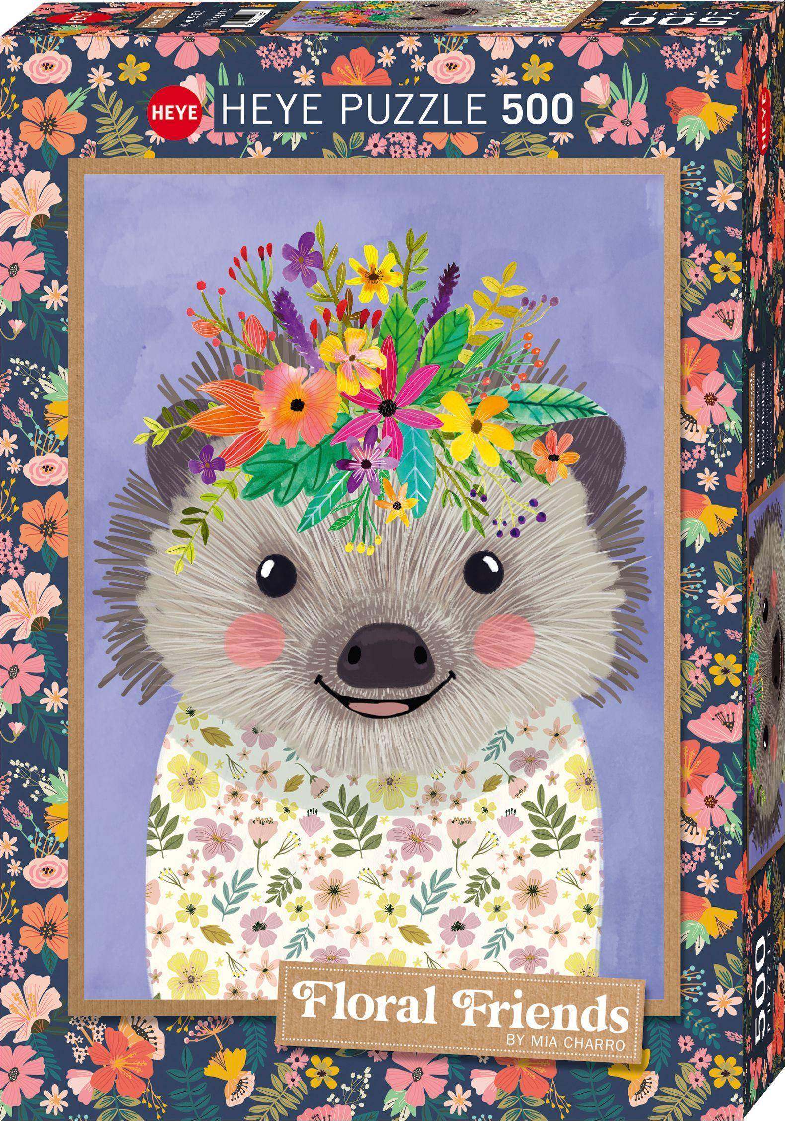 Funny Hedgehog Puzzle 500  Teile