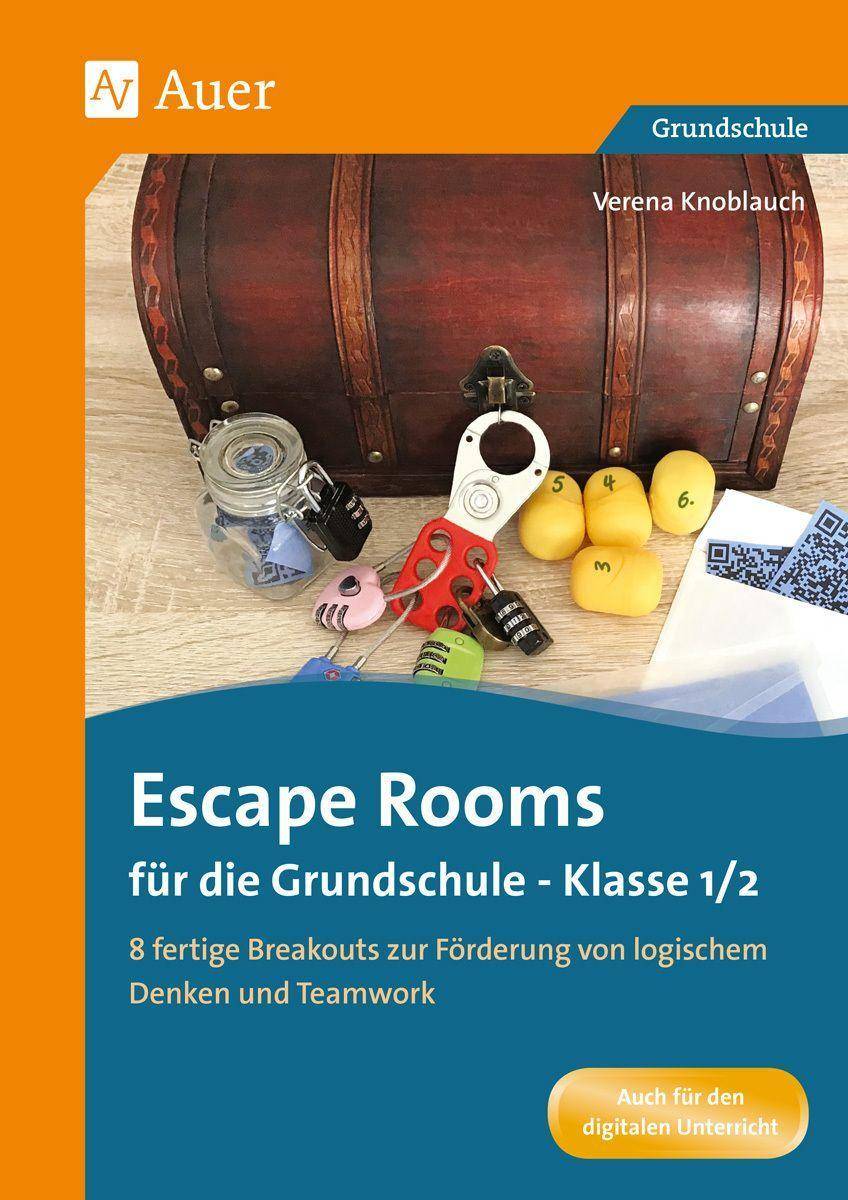 Escape Rooms für die Grundschule - Klasse 1/2 8 fertige Breakouts zur Förderung von logischem Denken und Teamwork