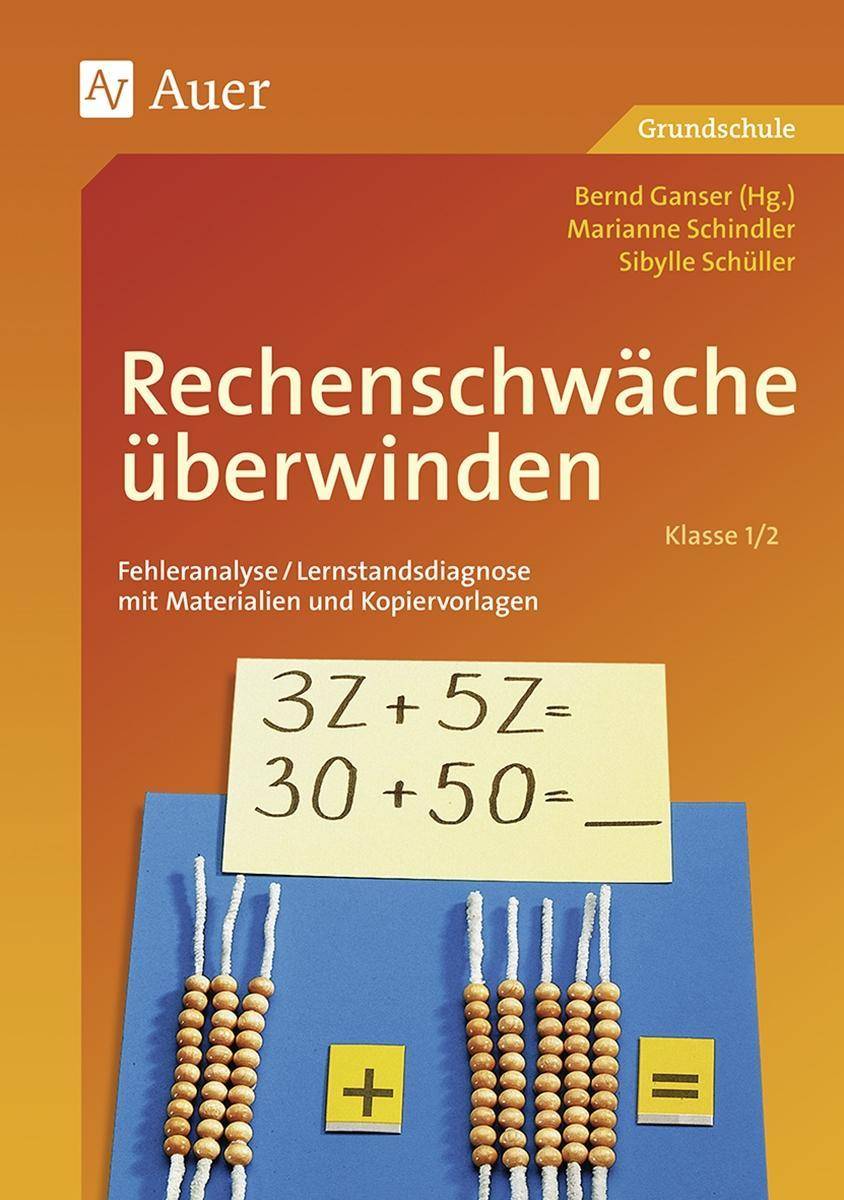 Rechenschwäche überwinden, Klasse 1/2 Fehleranalyse/Lernstandsdiagnose mit Materialien und Kopiervorlagen