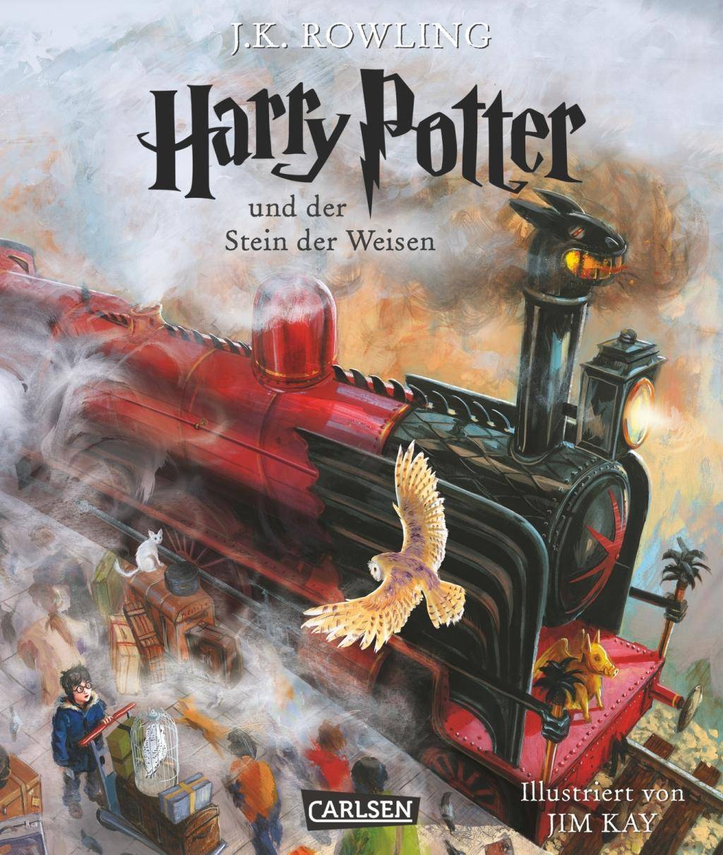 Harry Potter und der Stein der Weisen (farbig illustrierte Schmuckausgabe) (Harry Potter 1) Illustrierte Ausgabe