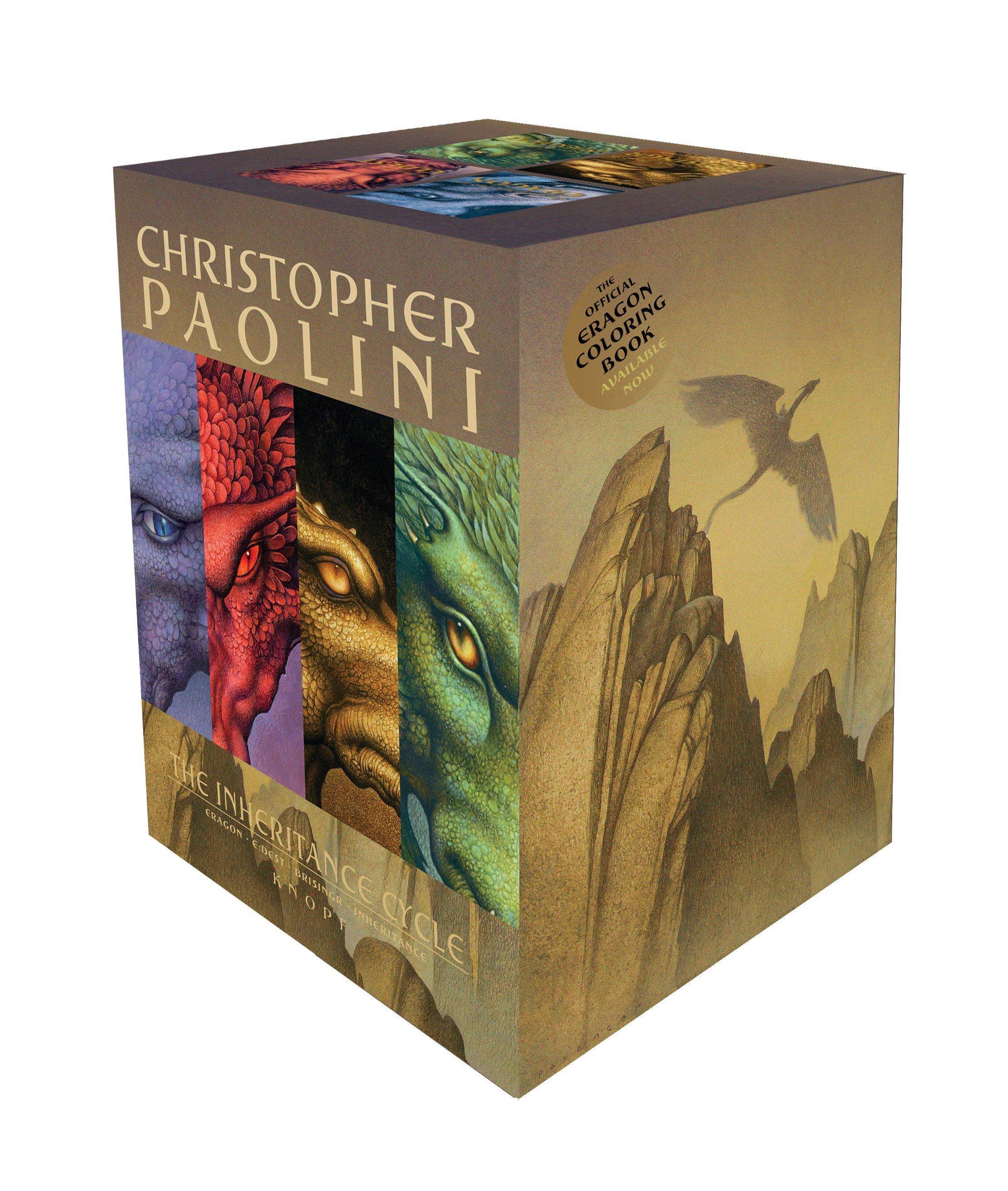 The Inheritance Cycle 4-Book Trade Paperback Boxed Set Eragon, Eldest, Brisingr, Inheritance