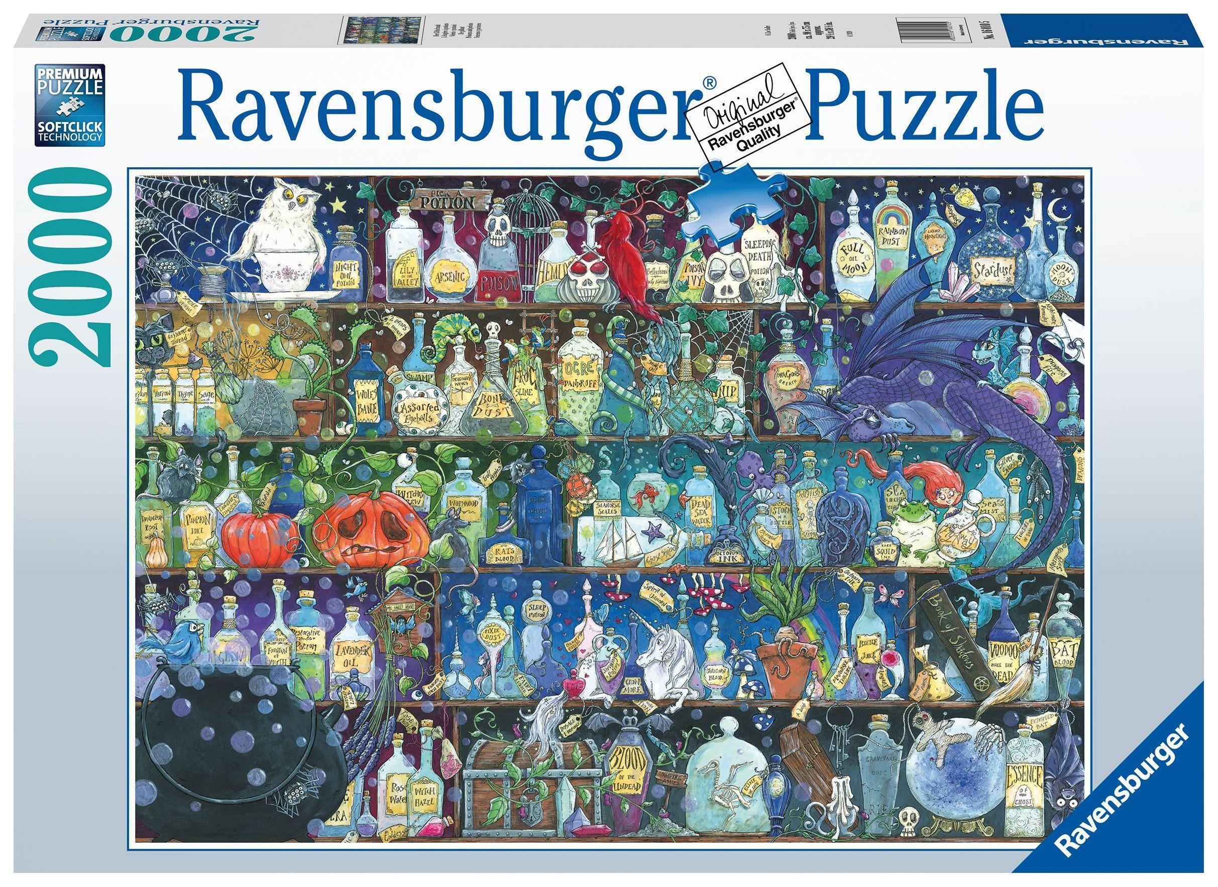 Ravensburger 16010 - Der Giftschrank, Puzzle, 2000 Teile 2000 Teile