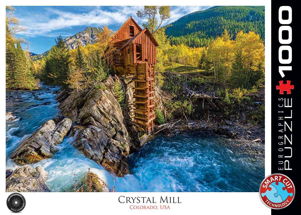 Eurographics 6000-5473 - Crystal Mill, Puzzle Anzahl Teile: 1000, Maße (B/H): 68 x 48 cm, Eurographics-Puzzle, Smart Cut Technology, HDR Photography,