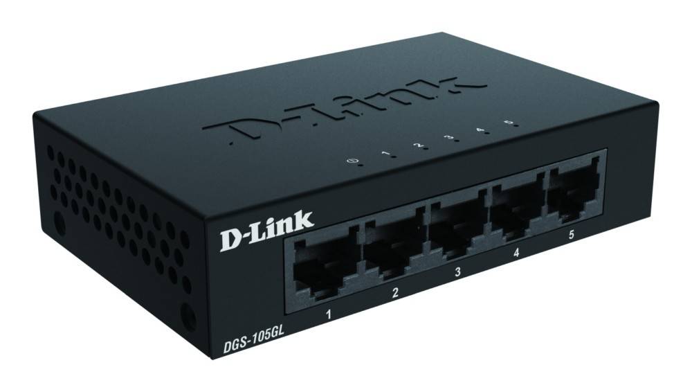 D-Link DGS-105GL/E DGS-105GL/E Netzwerk Switch 5 Port 1 GBit/s