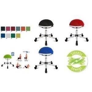 Topstar Fitness-Hocker ''Sitness Half Ball'', schwarz Sitzhöhe: 530
