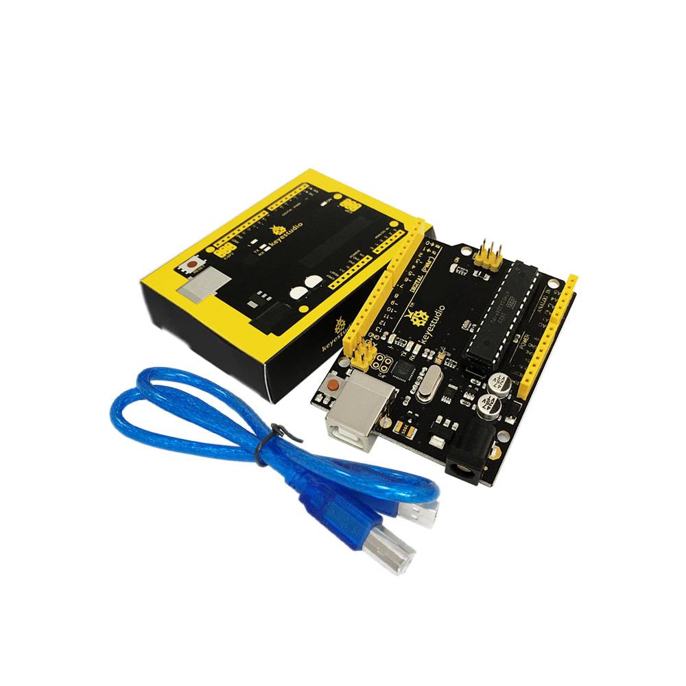 Keyestudio UNO R3 Development Board Compatible With Arduino Uno R3 + USB Cable