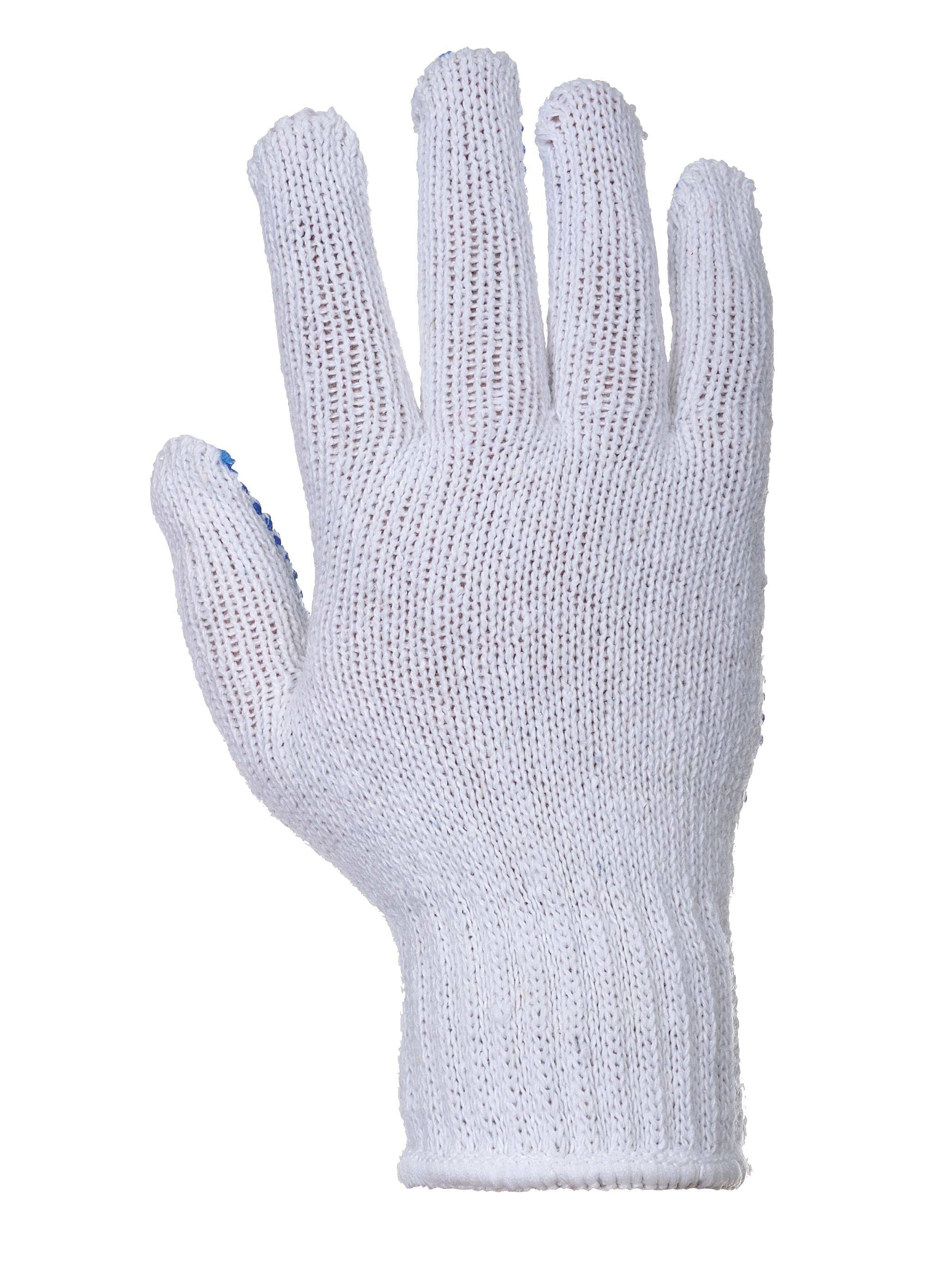 Portwest Fortis Noppen-Handschuh Farbe: Weiß/Blau, Gr.: 9 (L)