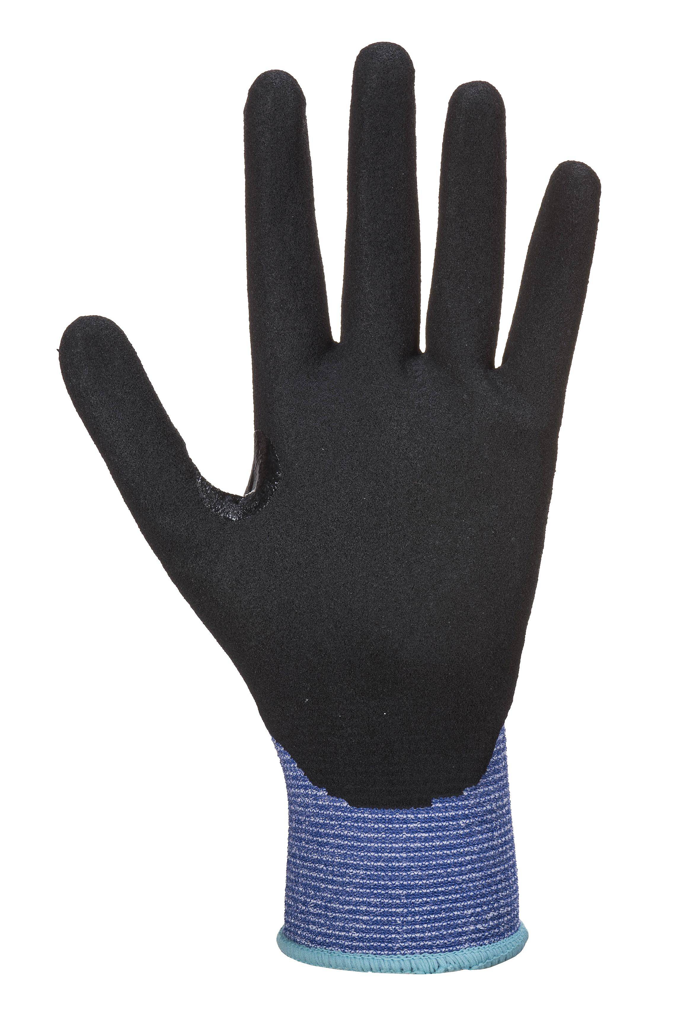 Portwest CUT C Dexti Ultra Handschuh Farbe: Blau/Schwarz, Gr.: 7 (S)