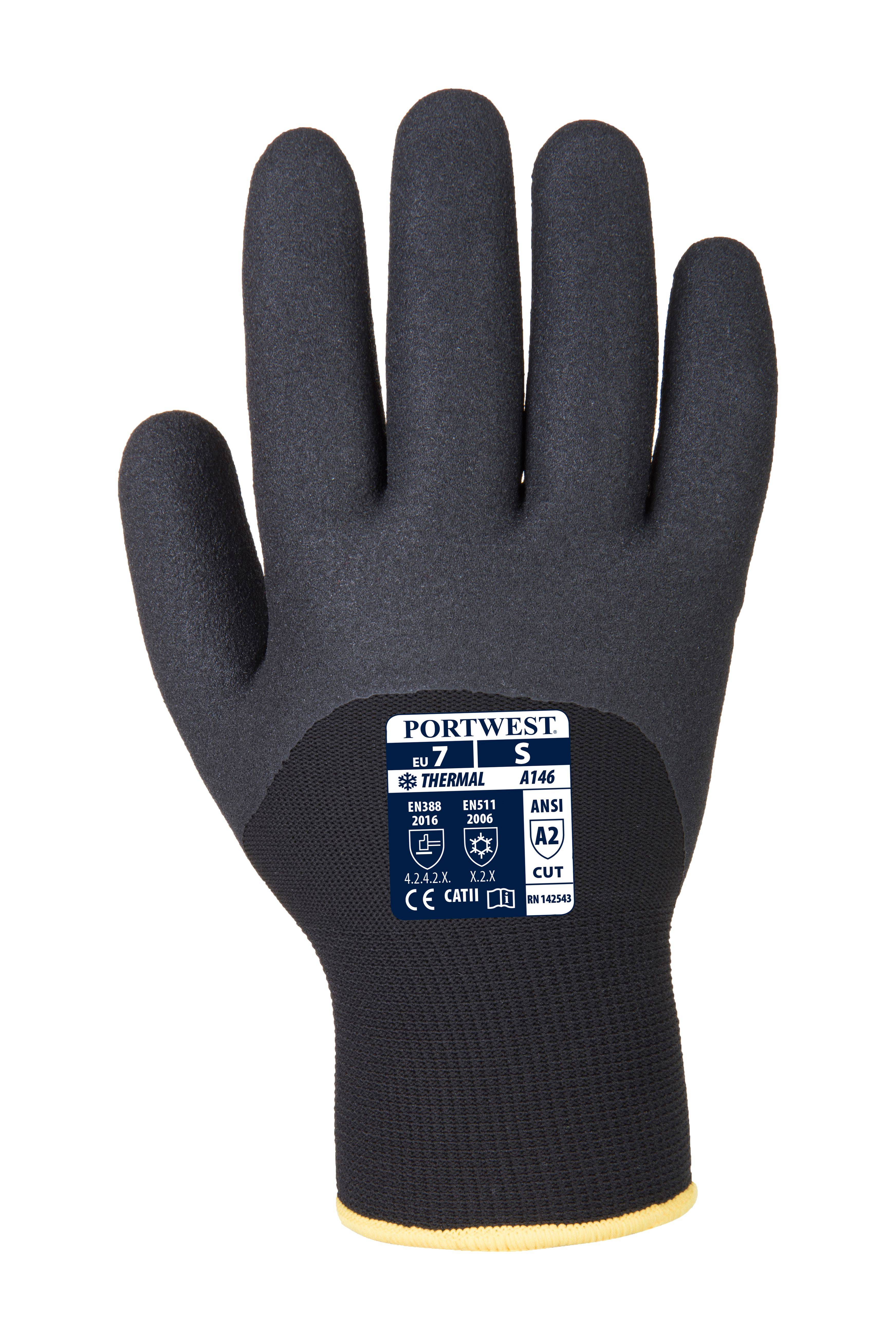 Portwest Arctic Winter Handschuh Farbe: Schwarz, Gr.: 9 (L)