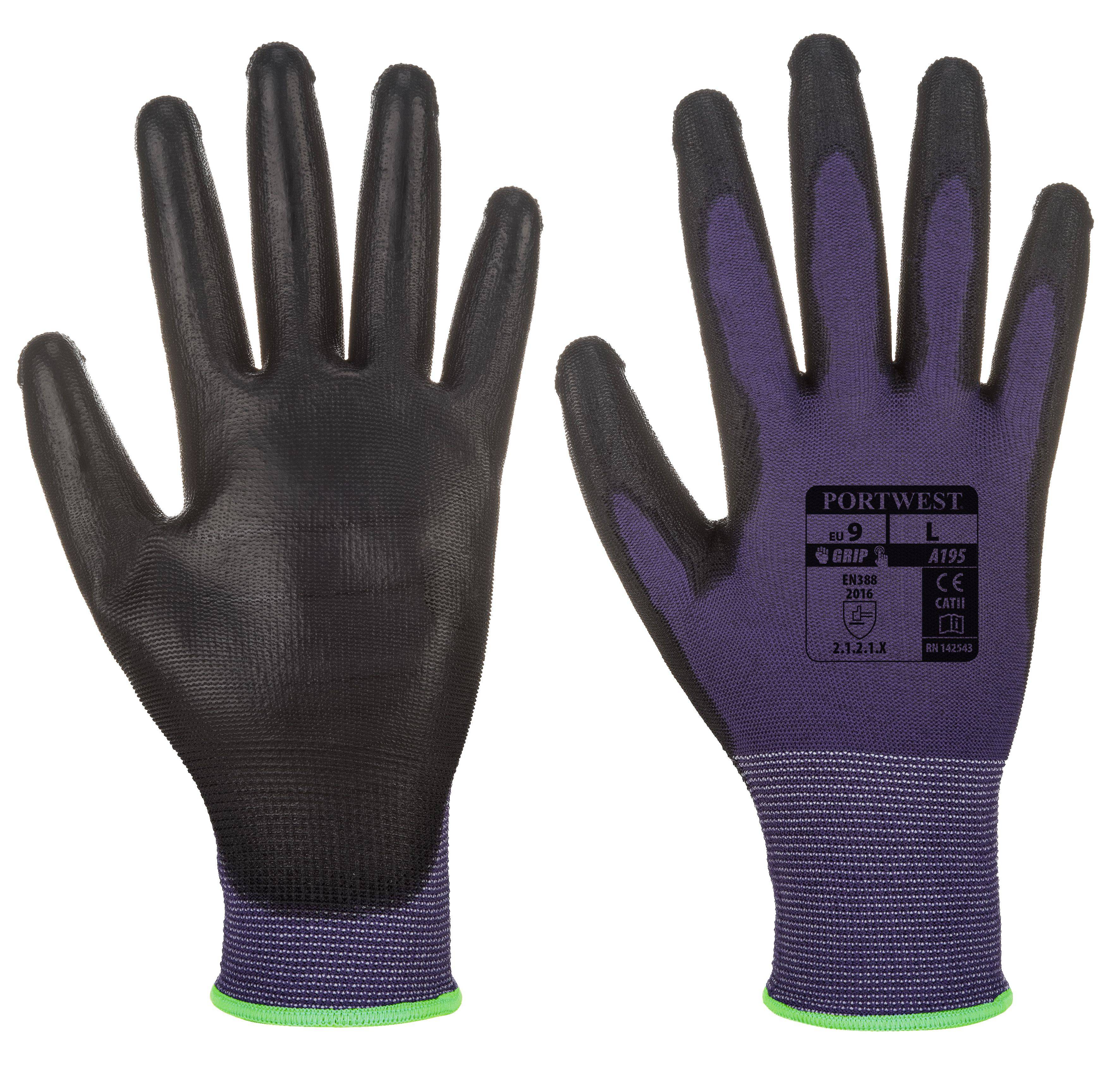Portwest Touchscreen Handschuh Farbe: Violett/Schwarz, Gr.: 11 (2XL)