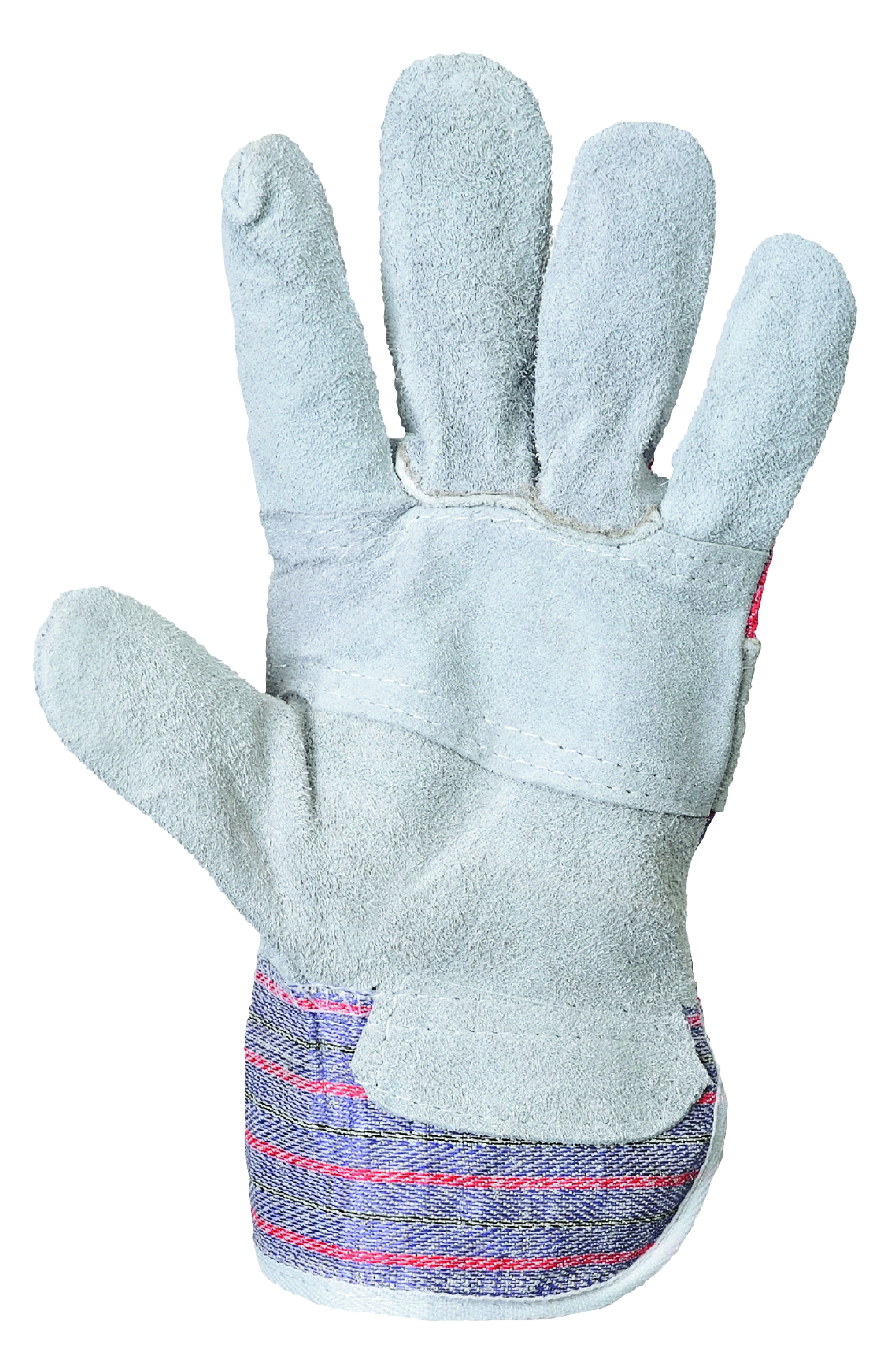 Portwest Klassischer Kanadischer Riggerhandschuh Farbe: Grau, Gr.: 10 (XL)