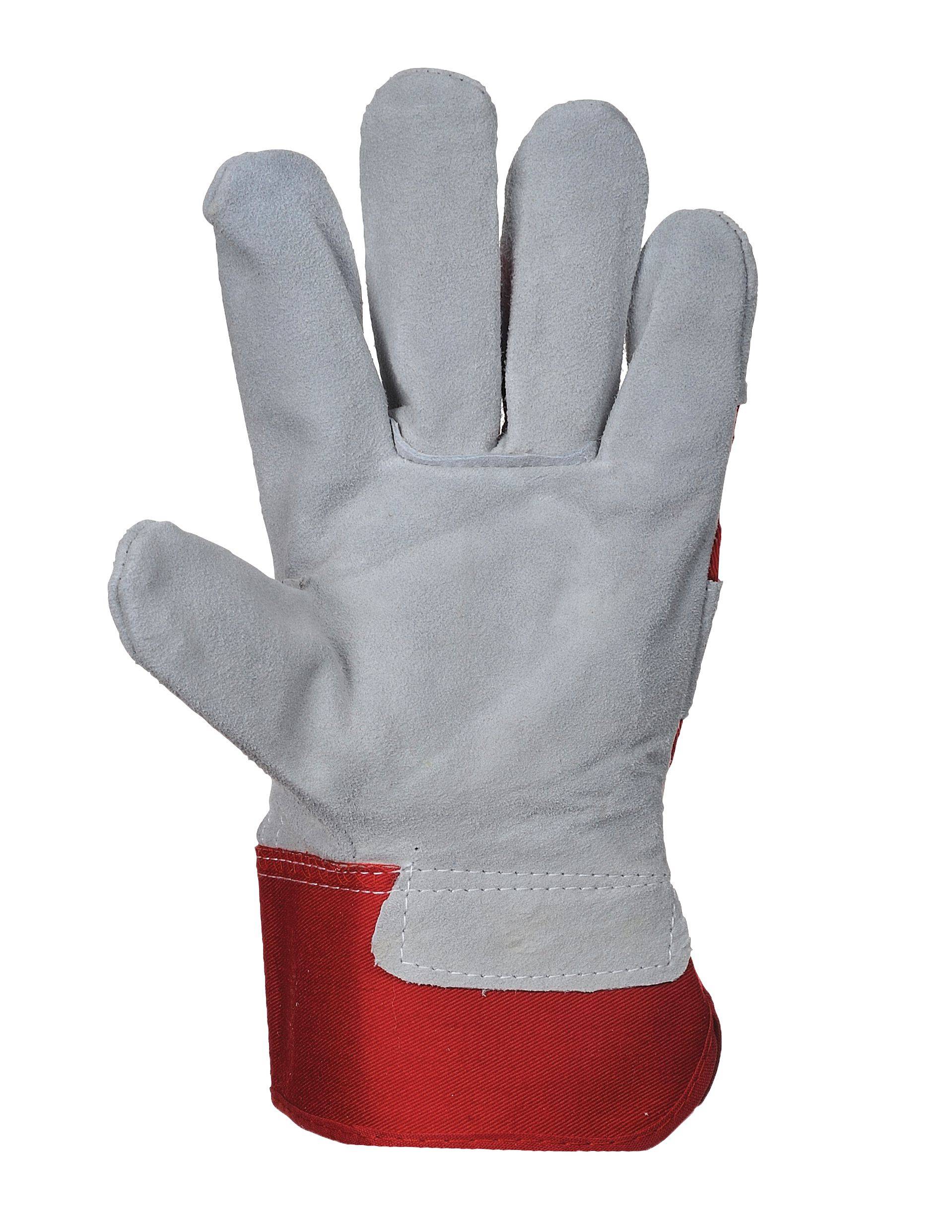 Portwest Premium Chrome Rigger Handschuh Farbe: Rot/Weiß, Gr.: 12 (3XL)