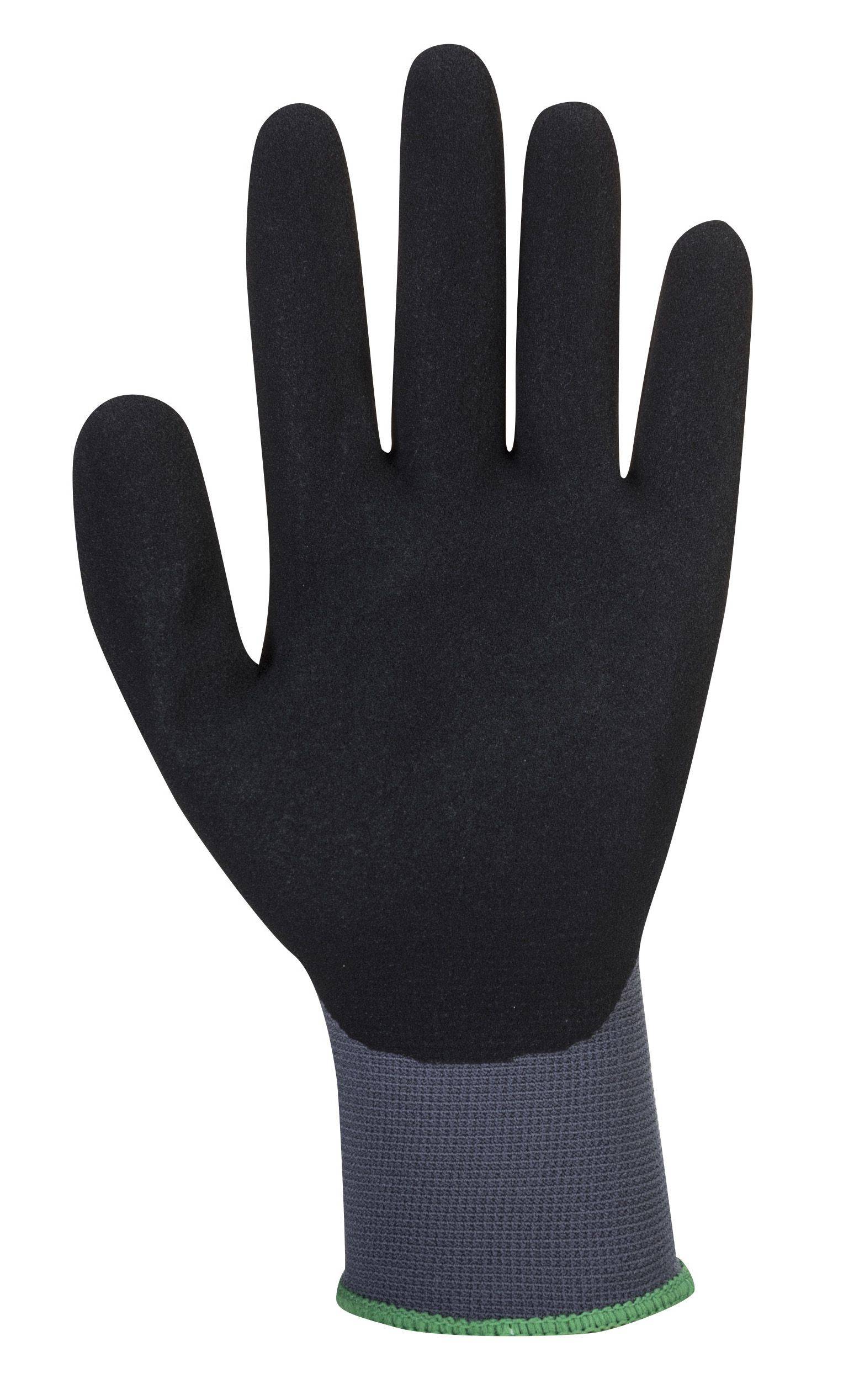 Portwest Dermiflex Ultra Handschuh Farbe: Grau/Schwarz, Gr.: 7 (S)