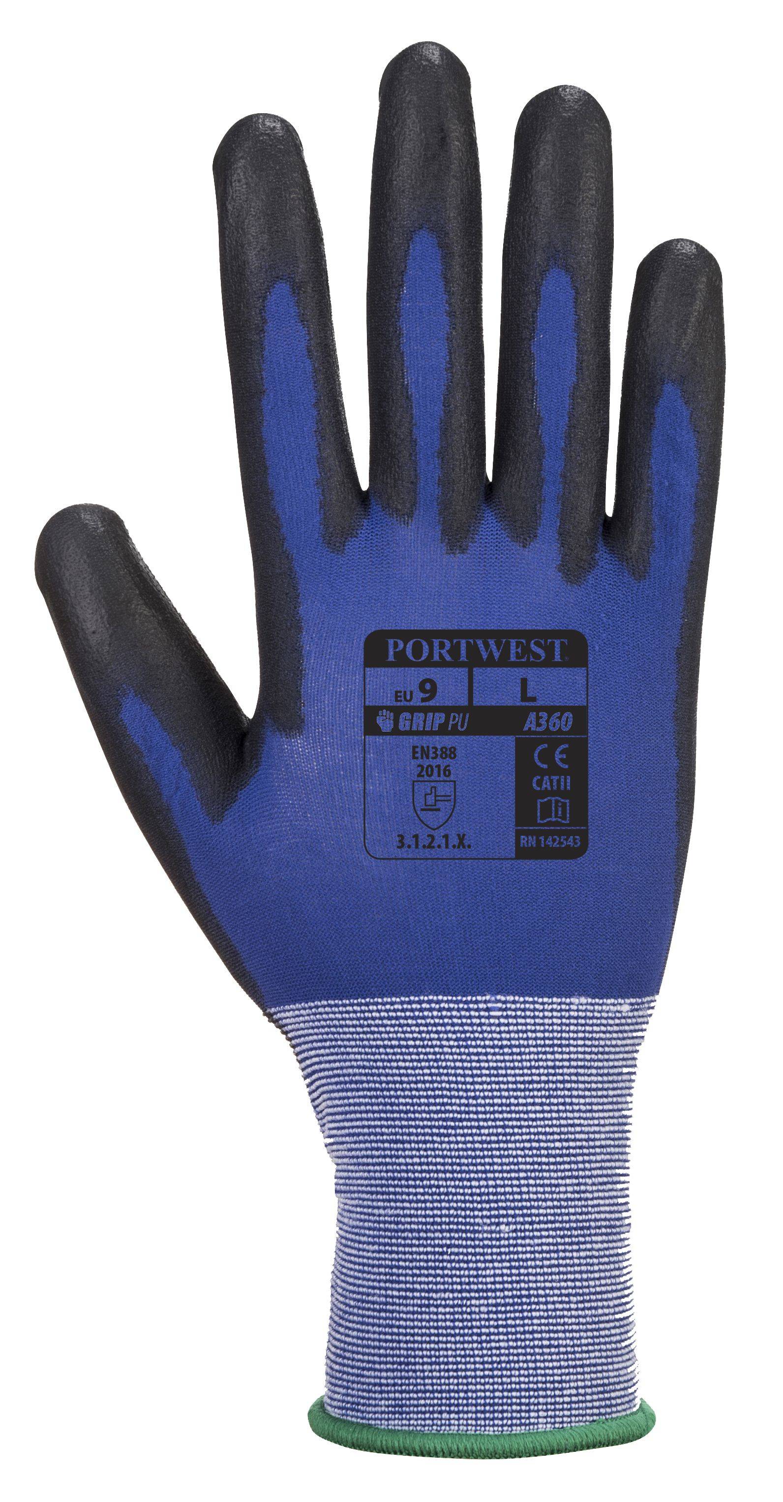 Portwest Senti-Flex Handschuh Farbe: Blau /Schwarz, Gr.: 11 (2XL)